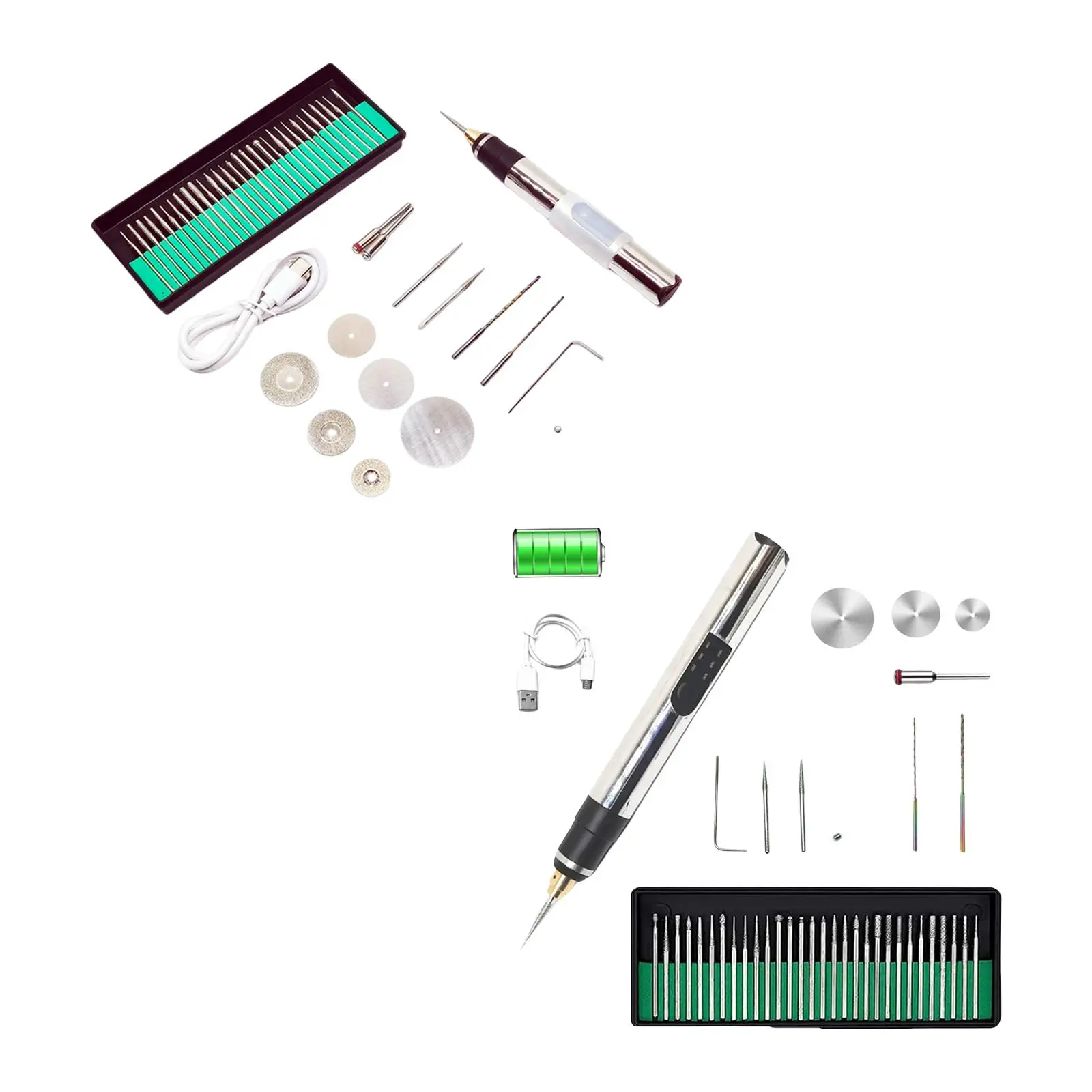 

Electric Grinder Pen Set Nail Polisher Multifunctional Pumpkin Carver for Home and Salon Use Nail Drill Set Wireless Drill Pen