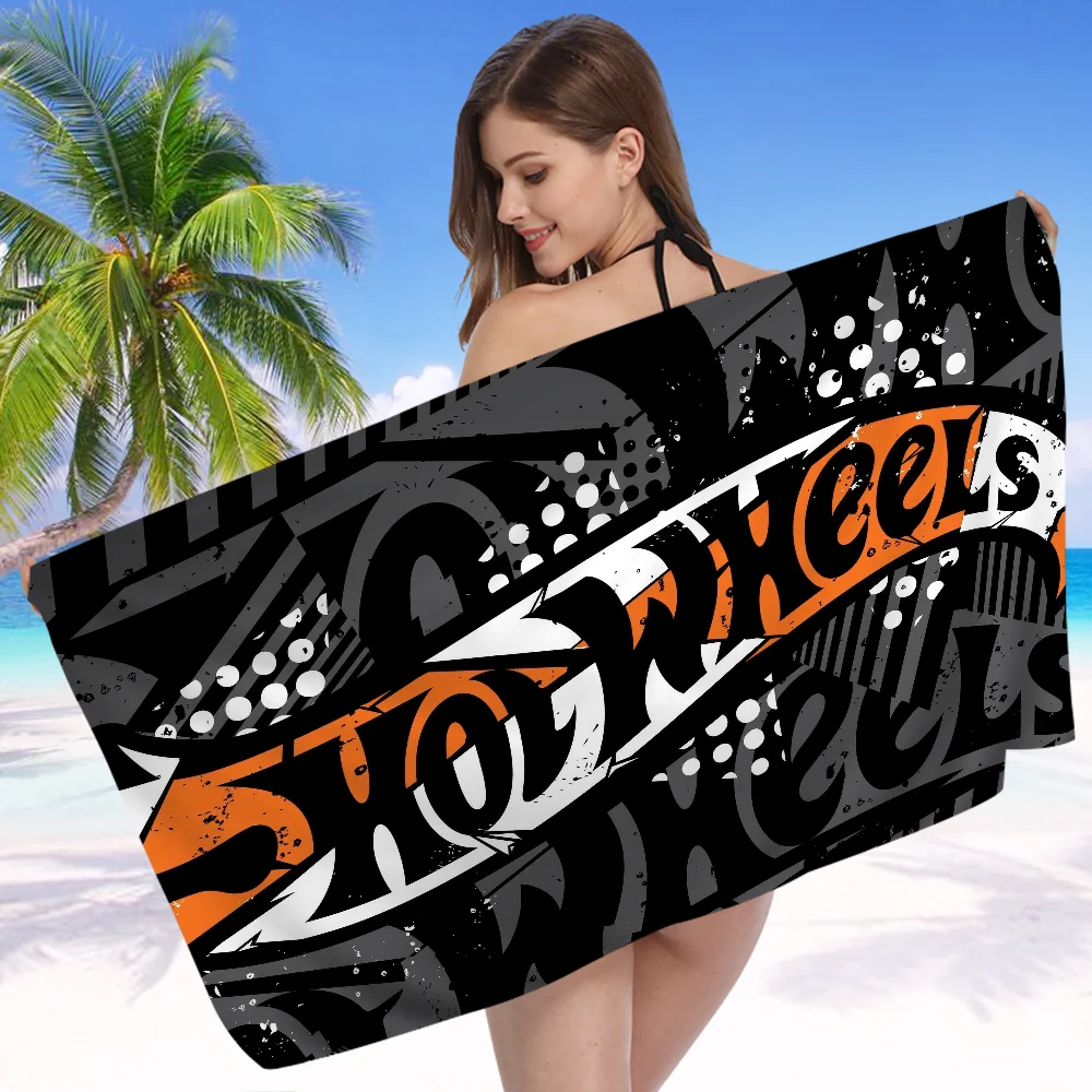 Hot Wheels Microfiber Blanket Quick Drying Beach Towels Oversized Printing Super Absorbent Pool Towel Blanket 5