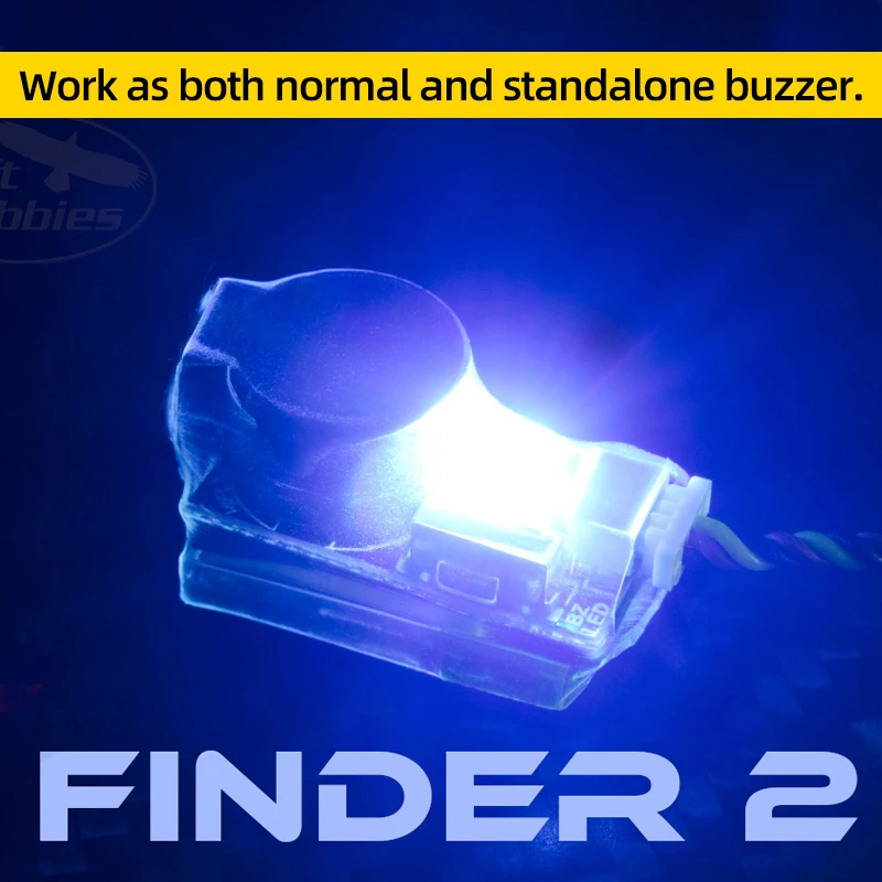 VIFLY Finder 2 V2 Buzzer Tracker Lost Model Beeper Alarm Built-in Battery For RC Airplane FPV Quadcopter Drone Racing thumbnail 2