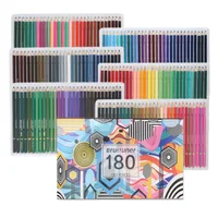 48/72/120/160/180 Colors Pencils Set Watercolor Pencils Professional Oil Wood Soft Pencil For School Drawing Sketch Art Supplies 1