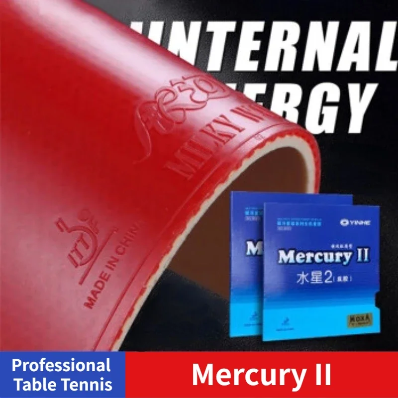 Table Tennis Rubber YINHE Mercury II / MERCURY 2 Galaxy Pips-In Original YINHE Ping Pong Rubber Spin Control Ping Pong Sponge
