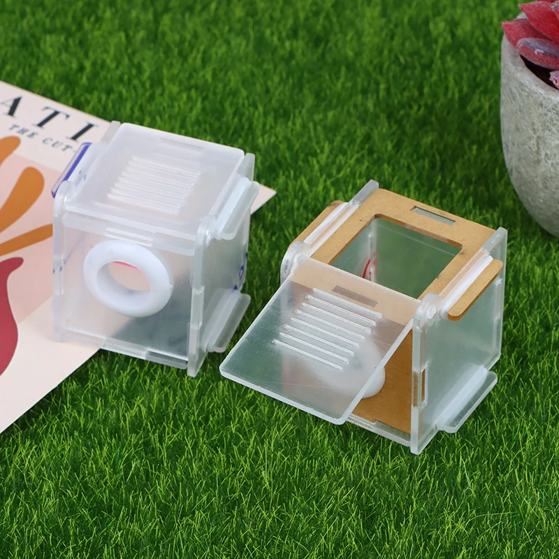 아크릴 개미 활동 영역 테스트 튜브 연결 둥지, DIY 개미 농장 먹이 상자, 15mm, 18mm 구경 테스트 튜브 둥지