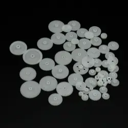 58-Piece Set: High-Quality Plastic Gear Wheels (1)