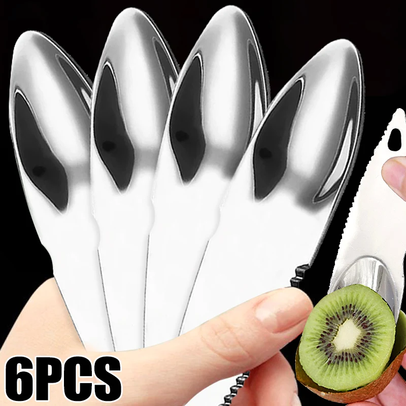 Pelakiwi Professionale – Sbucciatore E Affettatore Per Kiwi, Mango E Frutta, Utensile In Acciaio Inox Con Manico Ergonomico, Veloce E Pulito