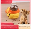 Yellow Duck Dog Automatic Feeder Interactive Pet Feeding Machine Puppy Food Dispenser Toy Training Device 2