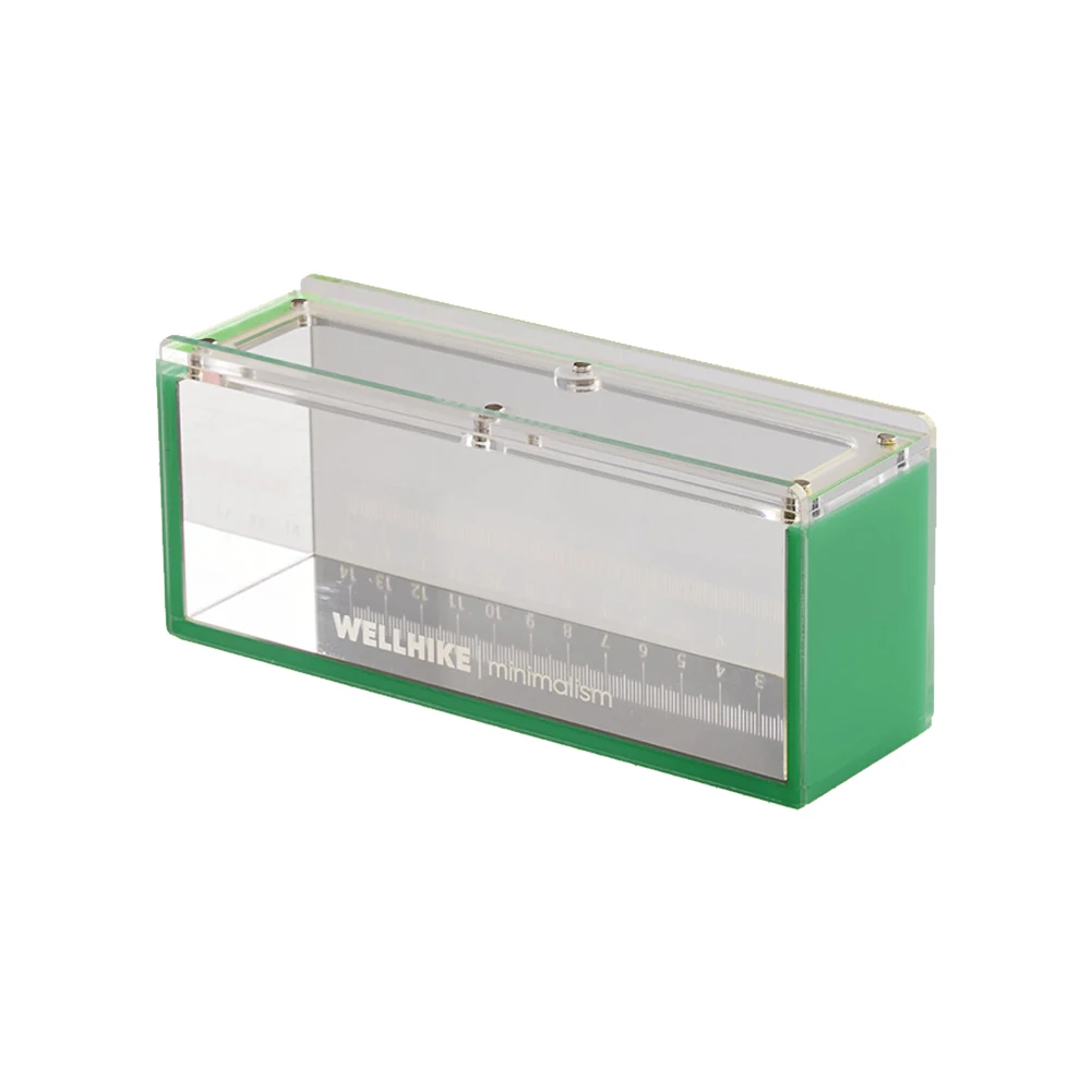 Fish Observation Device with Lid Scale Transparent Fish Watching Box Wear Resist Mini Fish Viewing Container for Outdoor Indoor