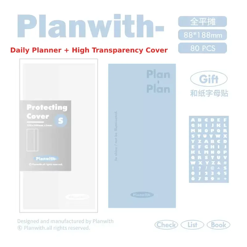 Kawaii Daily Planner - Portable Agenda with PU Soft Cover
