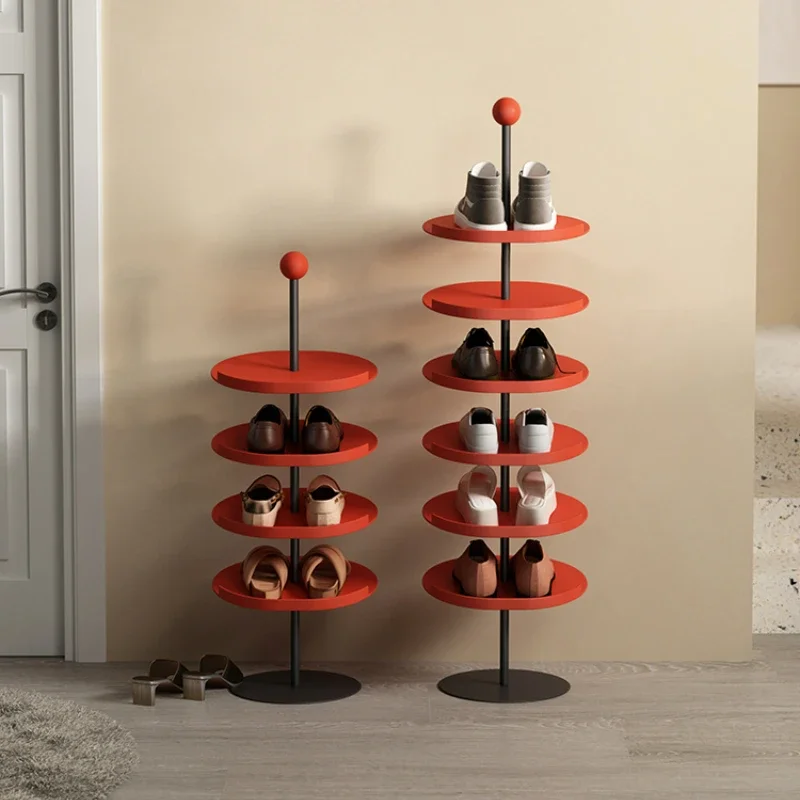 

Creative Shoe Hangers Small Multi-layer Simple Shoe Storage Racks At Home Door Djustable Height Floor Type Shoe Organizer