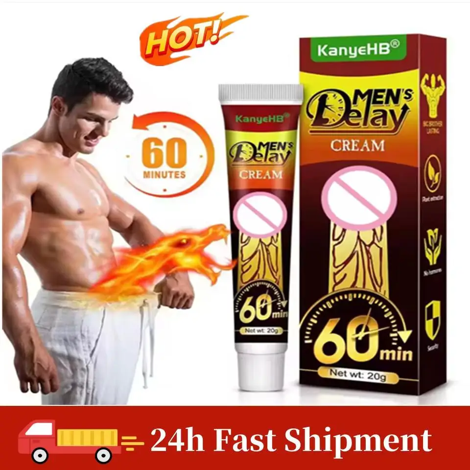 Male Delay Cream 60 Minutes Long Sex Prevent Premature Ejaculation climax for Men Penis Enlargement Erection Spray Adult Product