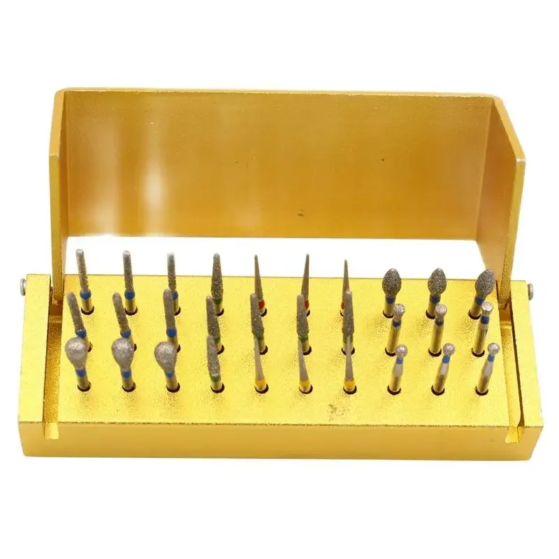 30pcssetDentalDiamondBursDrillForHighSpeedHandpieceTurbine
