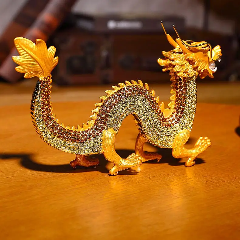 Statue Chinoise De Dragon De Bon Augure, Sculpture En Résine Feng Shui,  Décoration De Maison, Salon, Chambre À Coucher, Bureau - Statues Et  Sculptures - AliExpress
