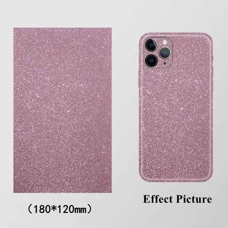 Luxury Glitter Bling Phone Stickers For iPhone Universal Decorative Film For Blade Cutting Machine Film Paster Rear Back Sticker