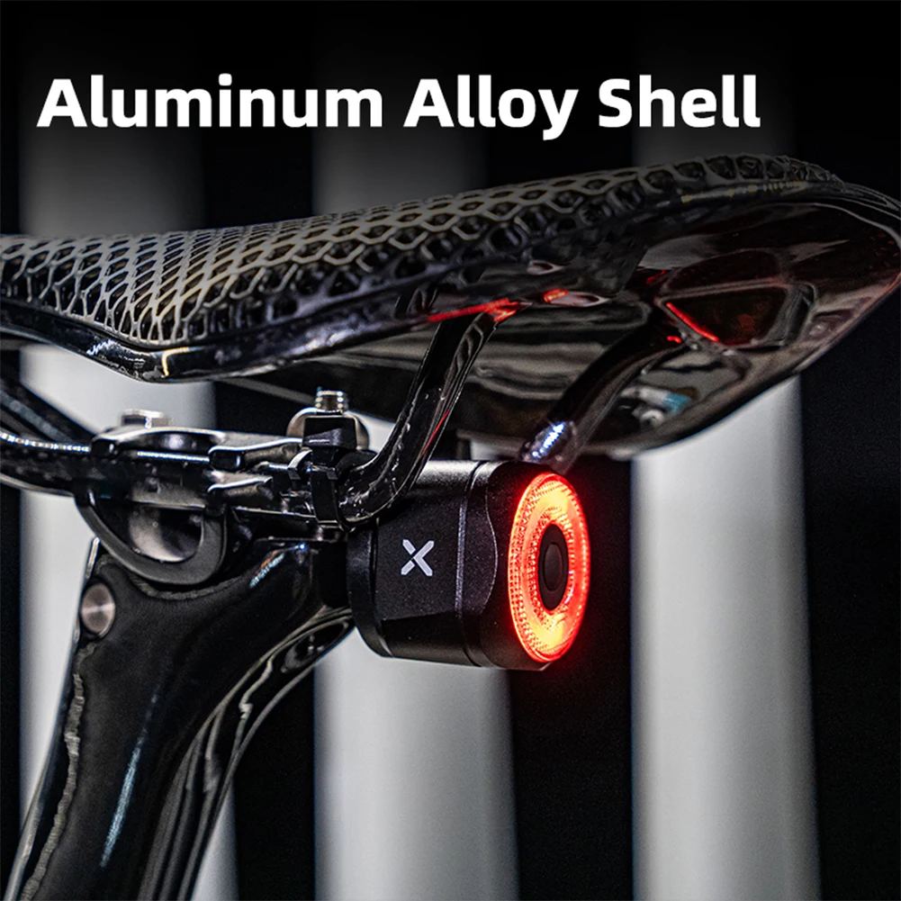 Bicycle Tail Light USB Rechargeable Cycling LED Taillight 4Mode Automatic Brake Sensing Team Sync Bicycle Rear Light XOSS XR Pro
