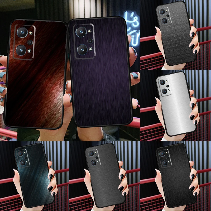 Brushed Metal Texture Steel Phone Case