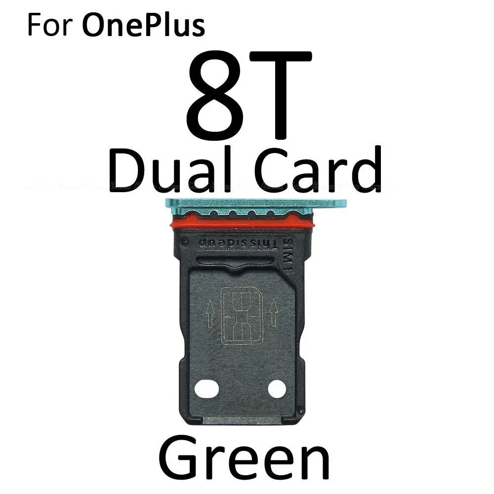 Sim Card Tray For OnePlus 7 7T 8 Pro 8T Sim Card Slot Holder Repair Parts Whole Sale sim card tray holder