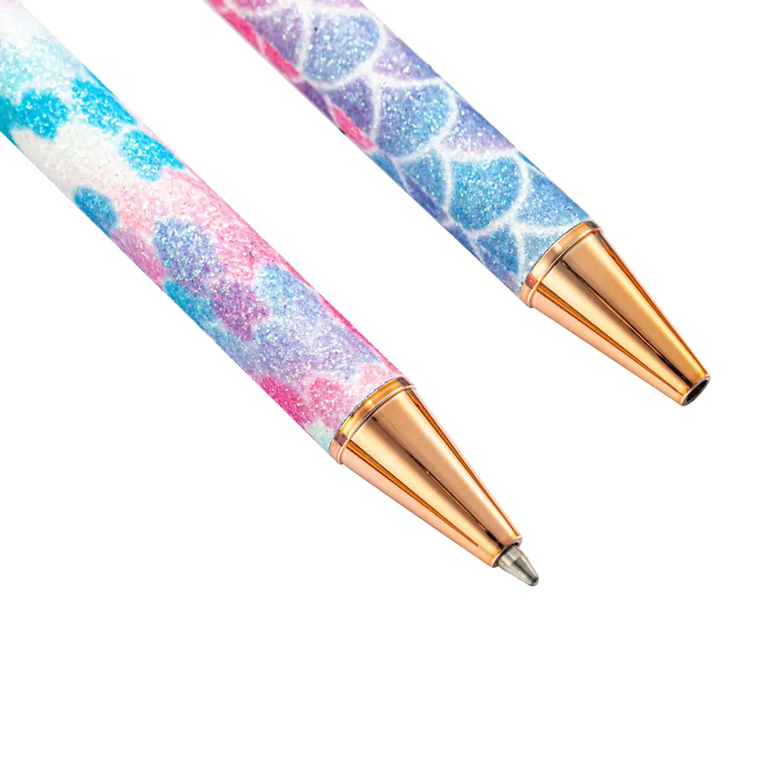 8x Ballpoint Pen Creative Multicolor Smooth Writing Ink Rollerball Pen Fish Patterns for Home Men Women Christmas Halloween Gift