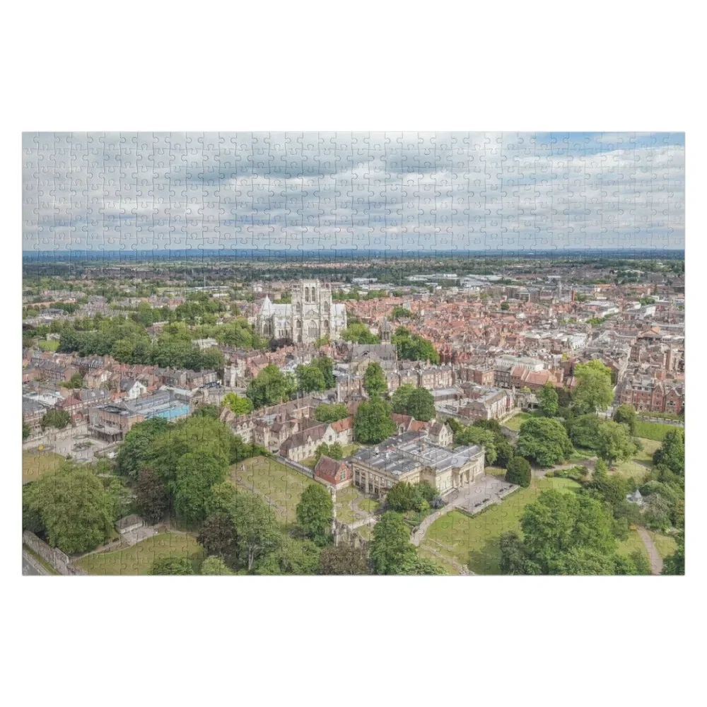 

York Museum Gardens and York Minster Cathedral England North Yorkshire in Summer Jigsaw Puzzle Personalized Baby Object Puzzle