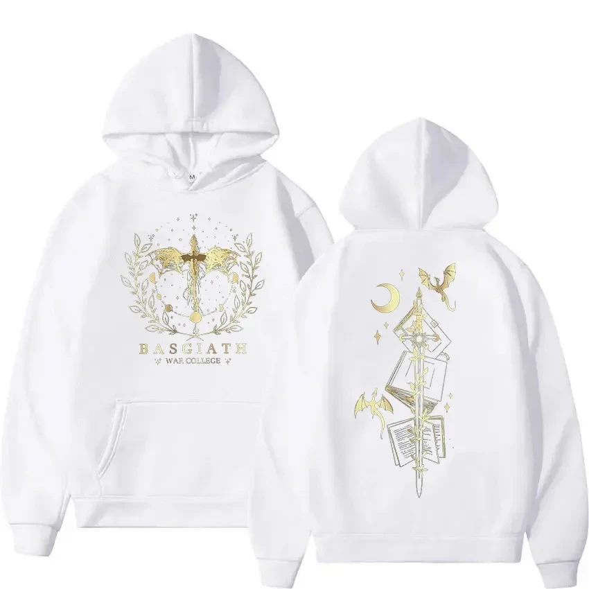 Basgiath War College Cotton Hoodies Fourth Wing Women Men Clothing Printed Graphic Spring Autumn Sweatshirt Streetwear Tops 6
