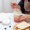 Overnight Oats Jars Milk Fruit Salad Food Storage Container Glass Breakfast Cup Mason Jars Kid Water Bottle Kitchen Item 1