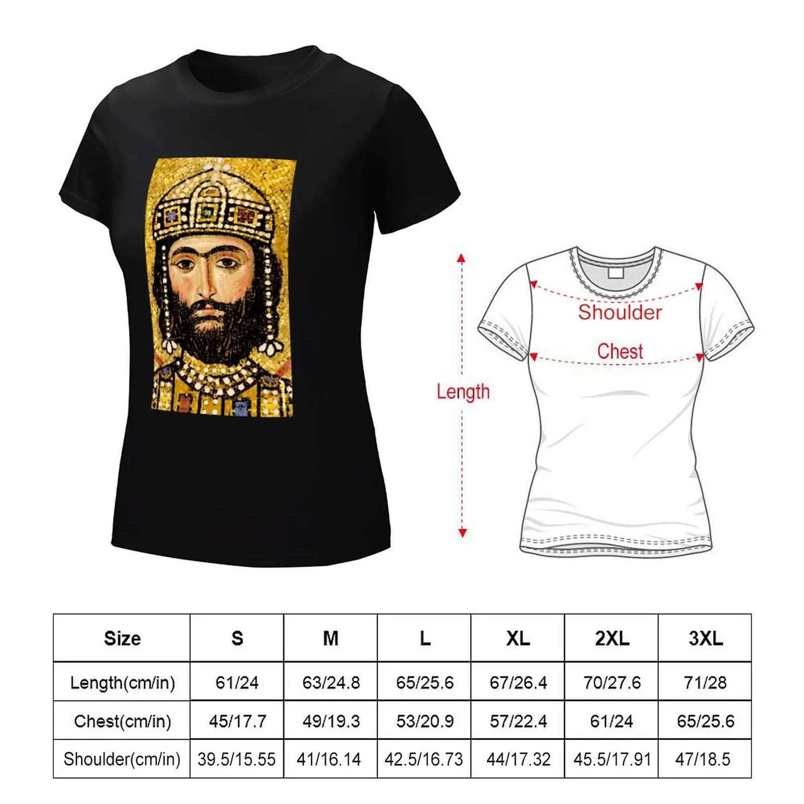 Фото Alexios I komneno футболка, милая одежда, женские рубашки для тренировок свободного кроя №2