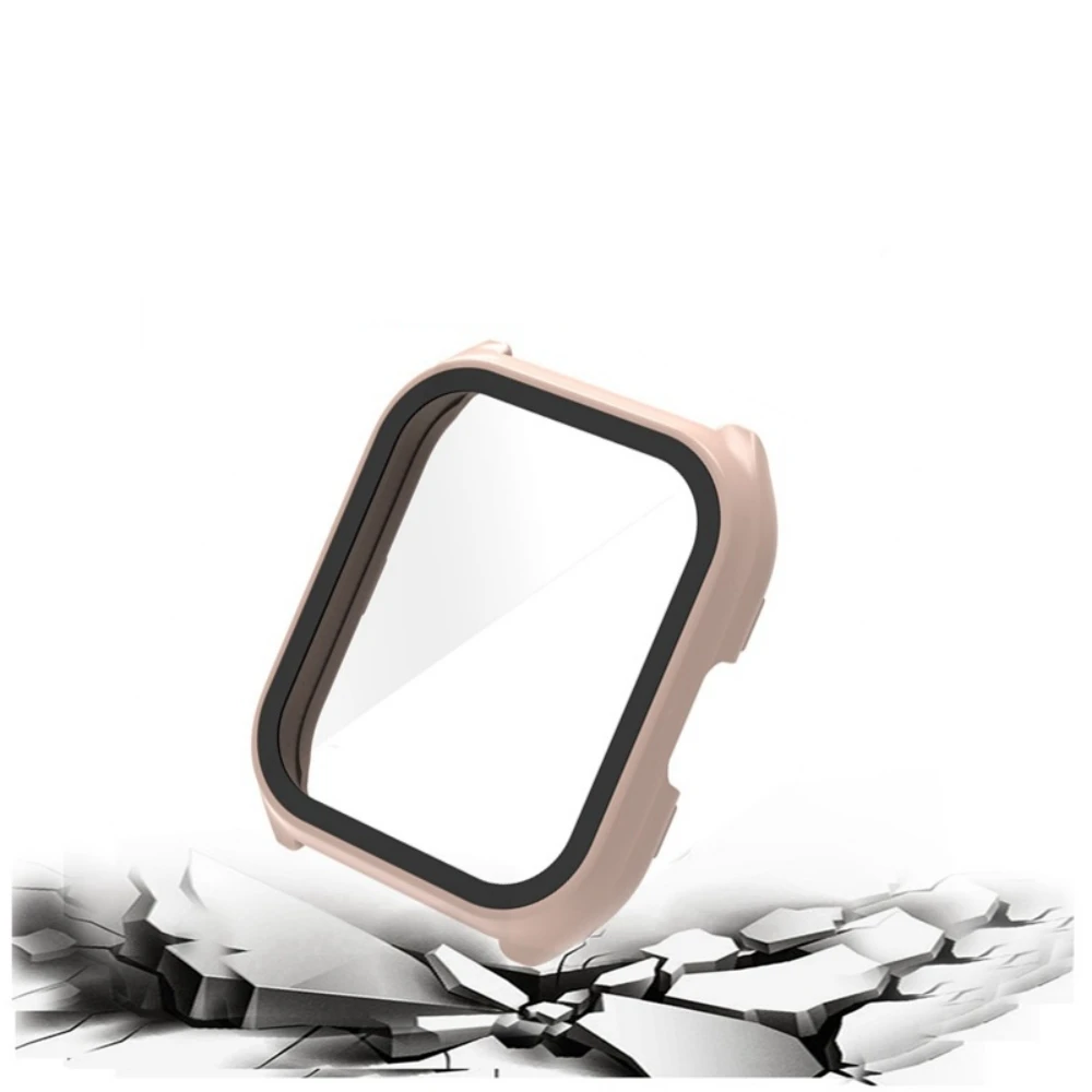 Haylou Watch 2 Pro 2Pro 풀 커버리지 범퍼 용 9H 유리 + PC 케이스 Haylou Watch2 Pro 커버 용 스마트 시계 쉘 화면 보호기
