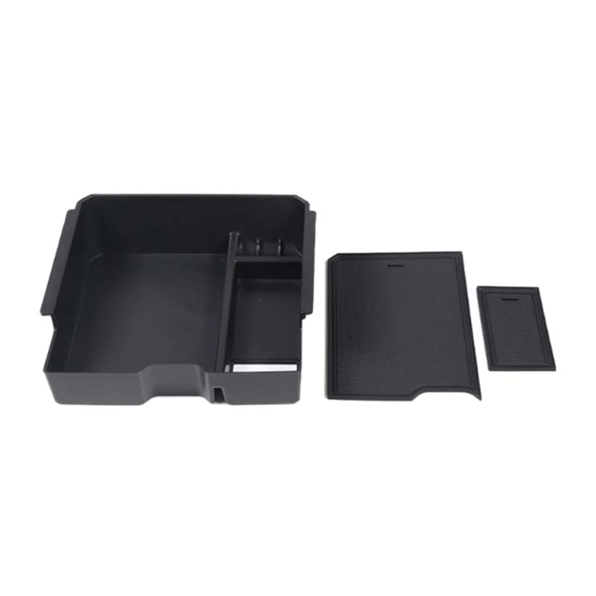 

For Ford Ranger Everest 2023 Center Console Organizer Tray, Armrest Storage Box Insert (Electric Handbrake