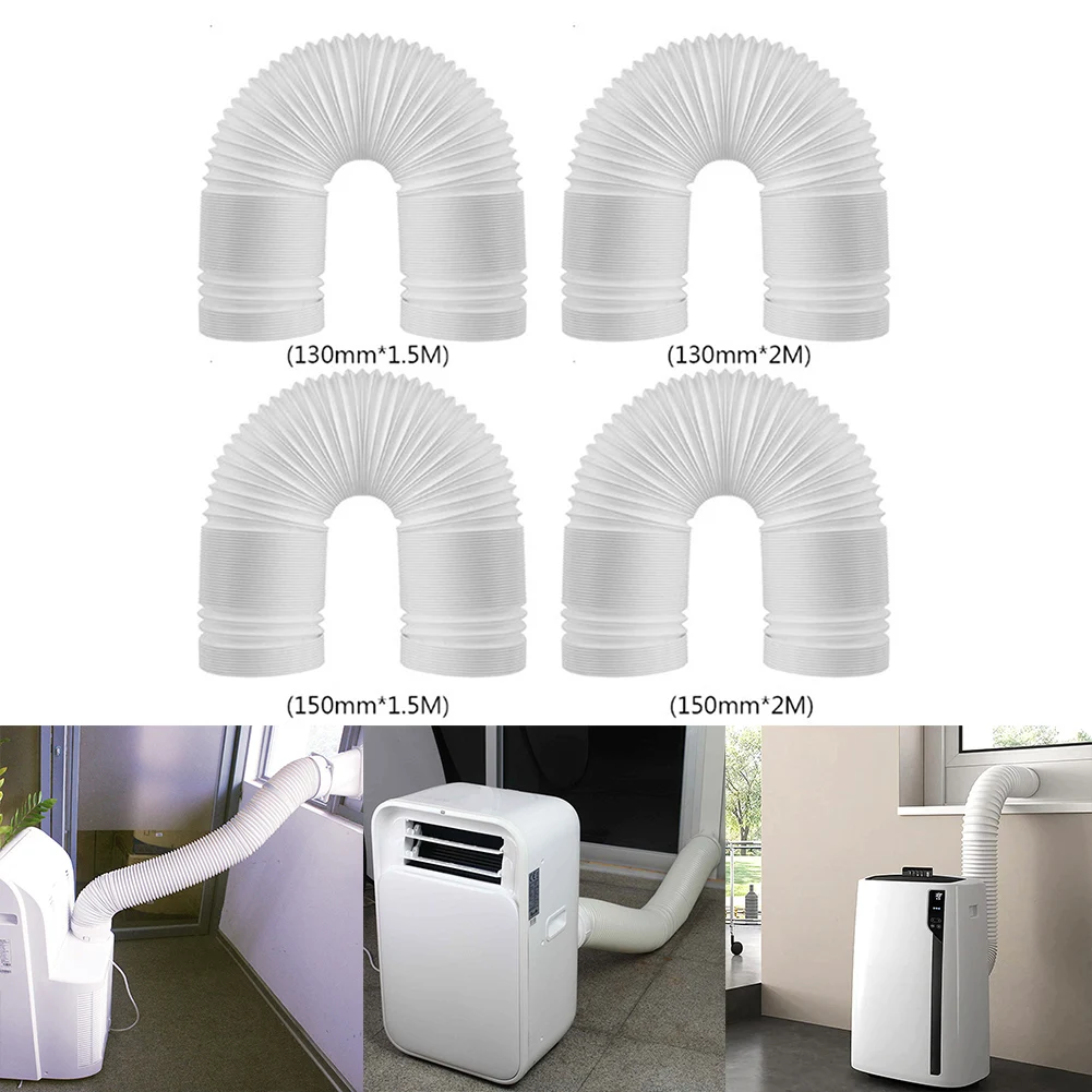 Air Conditioner Accessories 150/200CM Vent Hose Duct Outlet Flexible Mobile Air Conditioning Accessories Telescopic Heat Exhaust Pipe Thickened Exhaust Pipe
