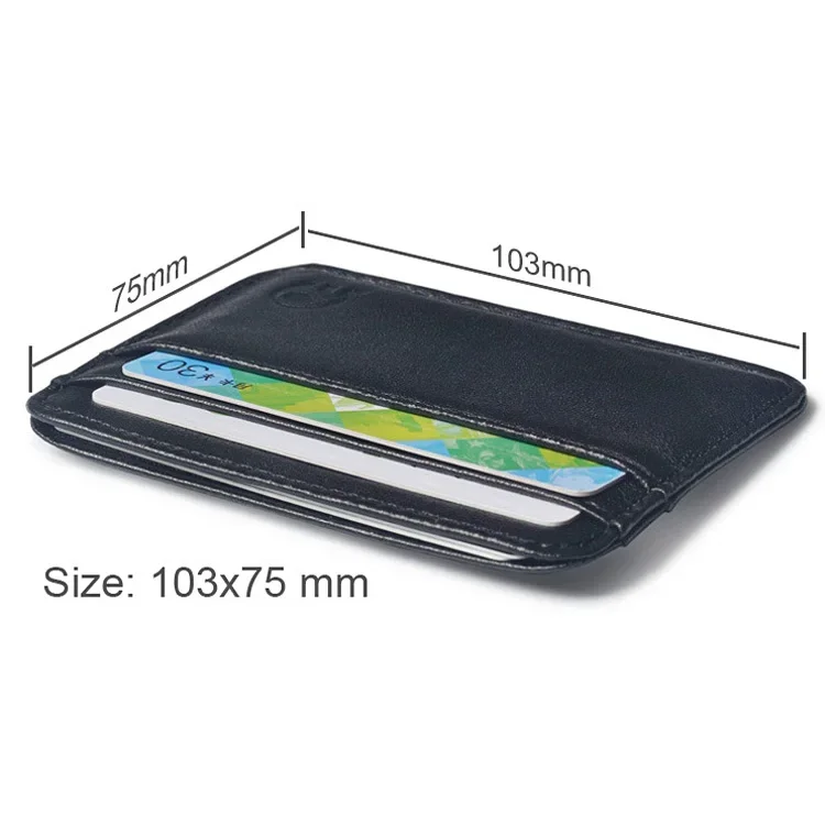 Slim Sheepskin Leather Card Id Holders Credit Wallet Credit Cards Case Porte Carte Namecard Pass Holder Protector Leather