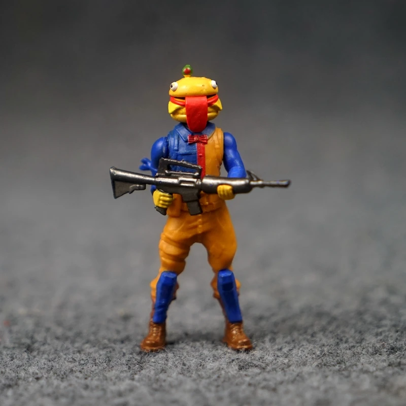 

7 см мультфильм говядина босс кожа набор экшн-фигурка кукла из ПВХ Коллекция гамбургер голова модель игрушка