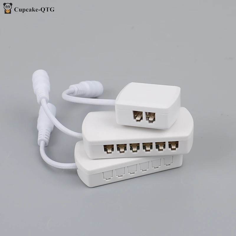 4/6/12Ports 2510 Hub Splitter Junction Box Distributer Connectors Male Plug LED Cabinet Light Adapter 2.54 Spacing Indoor electrical junction box electrical box electrical distribution box