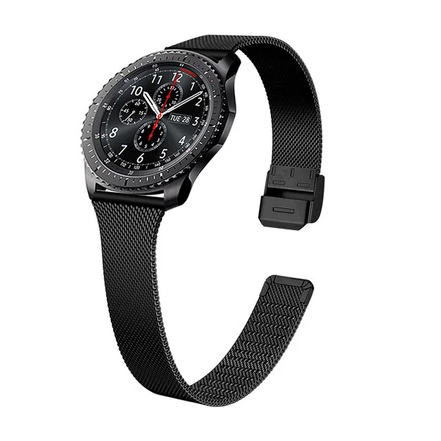 Premium Stainless Steel Metal Strap for Smartwatches - Elegant and Durable Watchband Upgrade