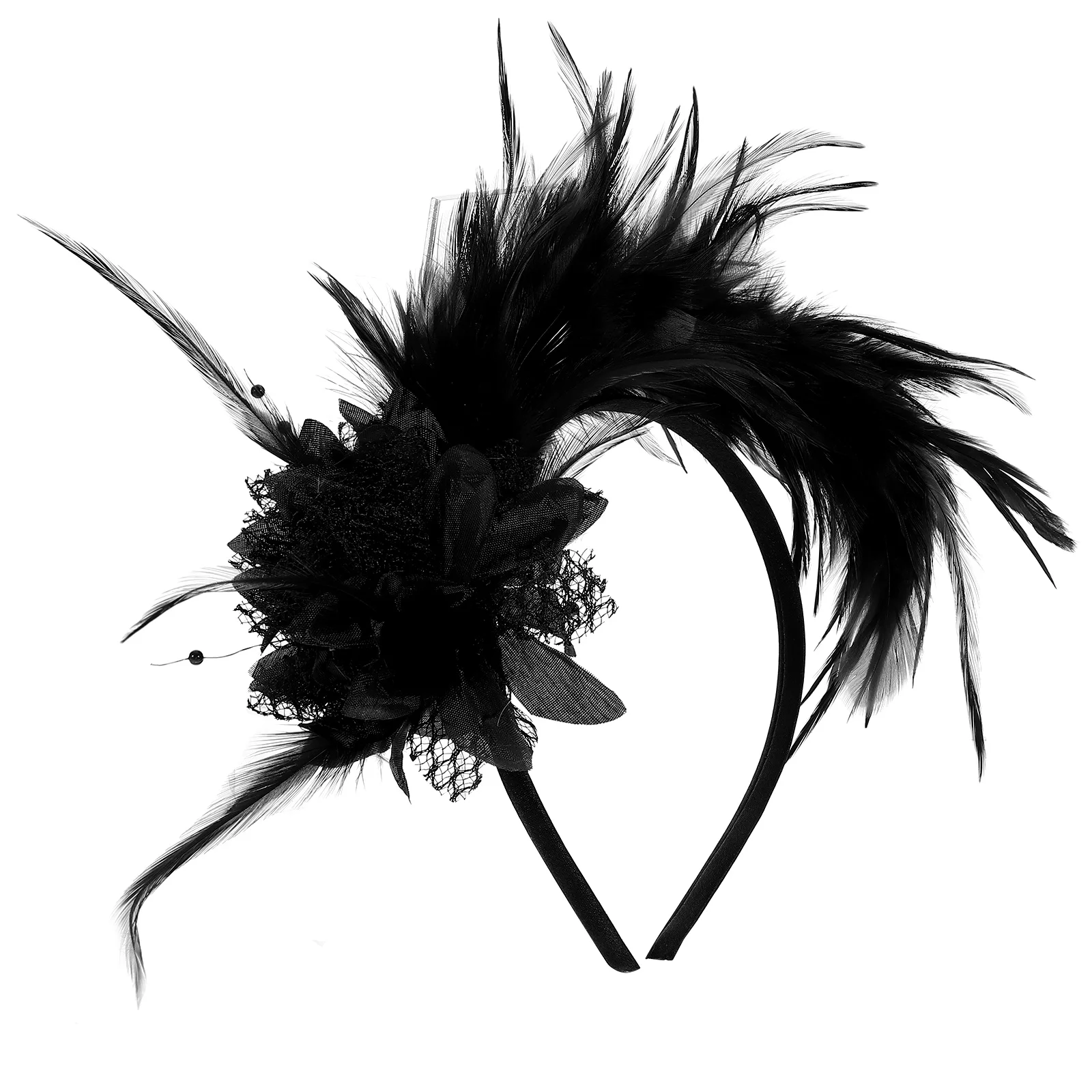 

Headband Hair Bands Women Headpiece Plume Headdress Womens Headbands Cosplay Decor Women's 1920s