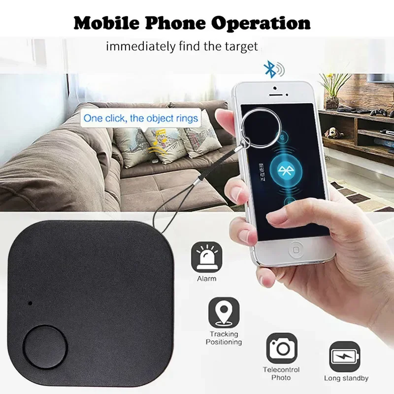 Mini GPS Tracker Bluetooth 5.0 Anti-Lost Device for Key Finder Kid Pets