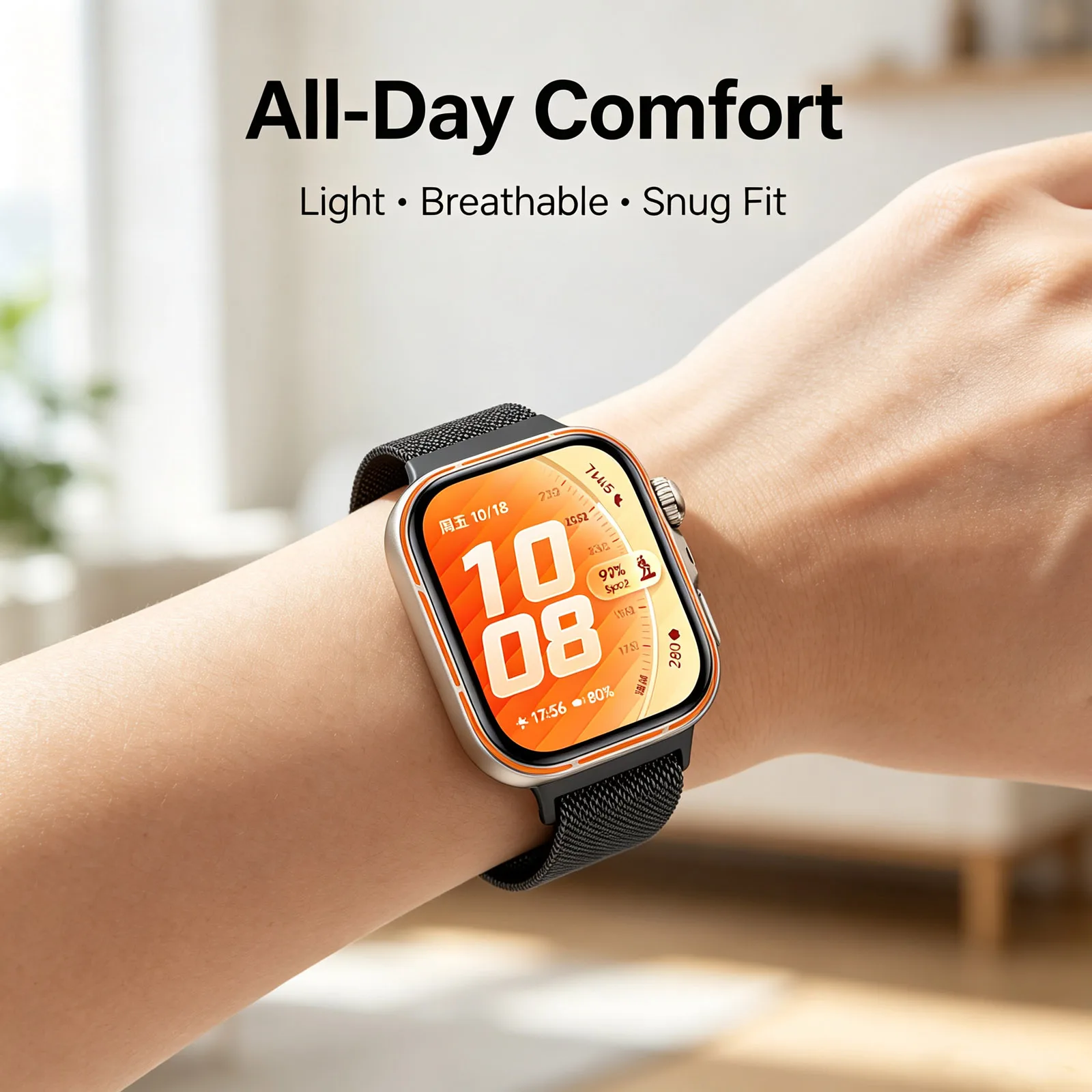 Magnetic Metal Sport Strap Wristband