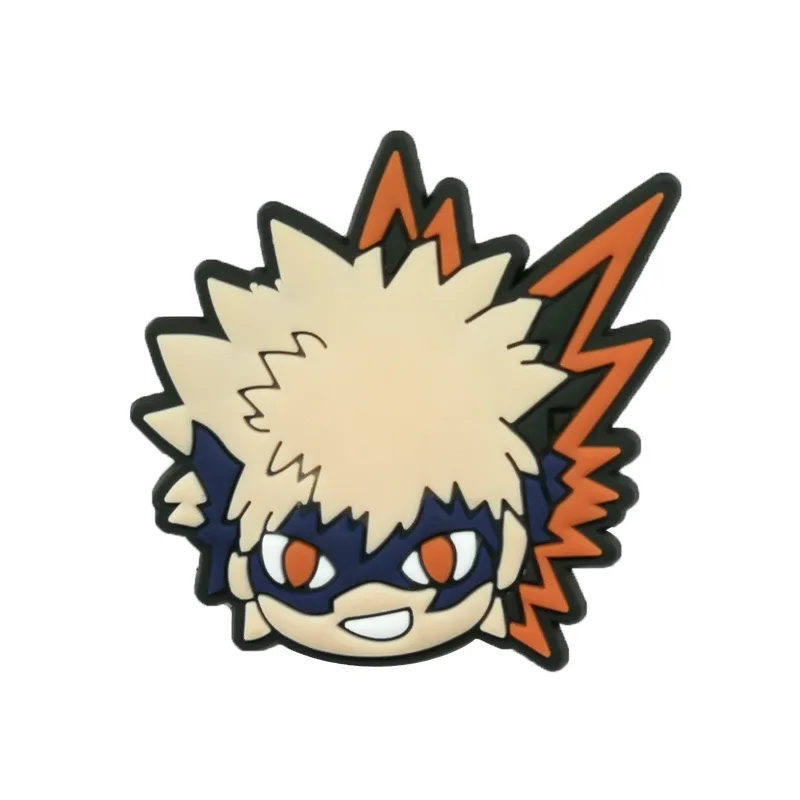 10 Stück japanische Manga-Schuh-Charms, angesagte Anime-My-Hero-Academia-PVC-Cartoon-Schuh-Accessoires, Dekoration, passend für Partys, Freunde, Geschenke – Detail 9