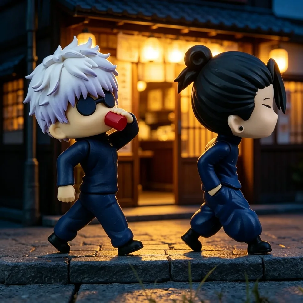 11cm Anime Jujutsu Kaisen Figur Geto Suguru Gojo Satoru Actionfiguren PVC-Statue Sammlermodell Spielzeug Geschenke