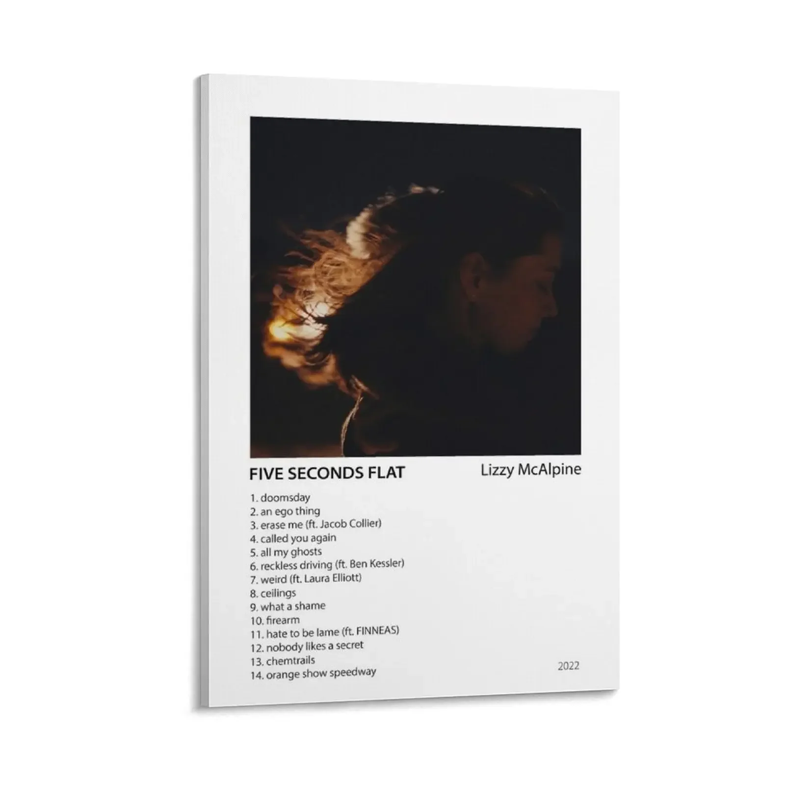 

Lizzy McAlpine - Five Seconds Flat Poster Canvas Painting Decoration pictures room wall room decorations aesthetic