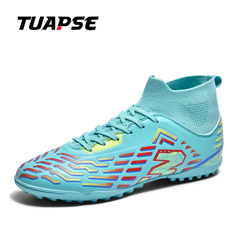 

TUAPSE 2024 Soccer Shoes Men Football Boots Outdoor Training Adult Teenager Cleat Training Match Sneakers Breathable HighTop New