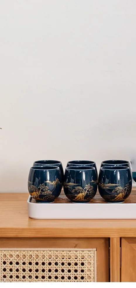 Elegant 180ml Japanese Ceramic Tea Mug