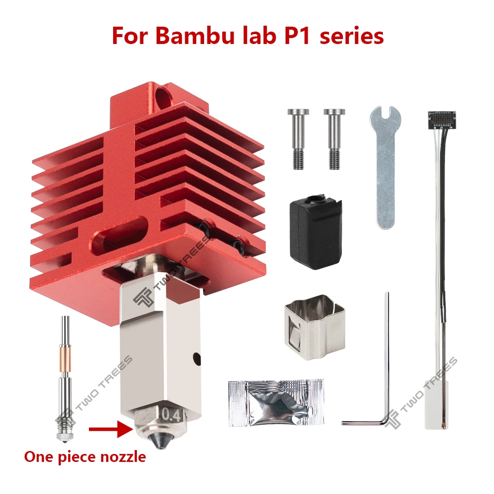 Verbesserte V4.0 Für Bambu Lab Hotend Mit Düse Für Bambu Hot end Komplette P1S Bambulab X1 Carbon P1P Thermistor X1C Zubehör – Detail 12