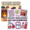 1/2/12Pcs coloring books, Glow cosmetics and Spooky cutie，Glow in the Dark Cosmetics Coloring Book -  Easy Adult Relaxation 2