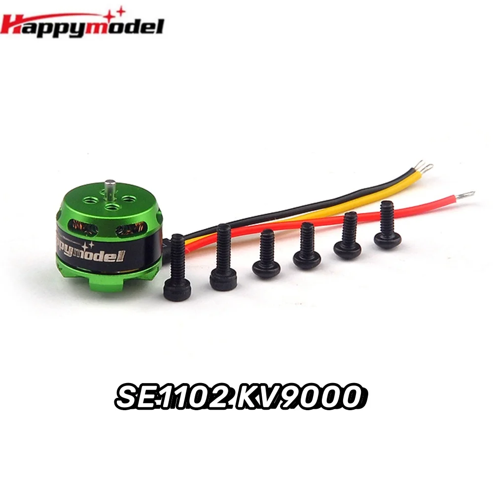

HappyModel SE1102 KV9000 1-2S бесщеточный двигатель для радиоуправляемых FPV гоночных беспилотных дронов