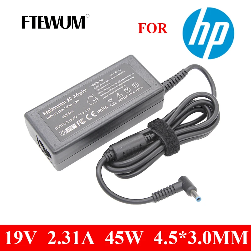 Carregador 45 19.5 w 2.31 v 4.5*3.0 Milímetros Adaptador Portátil para hp Córrego X360 11 13 14 Série 740015001 740015-002 741727-001 Hstnn-ca la