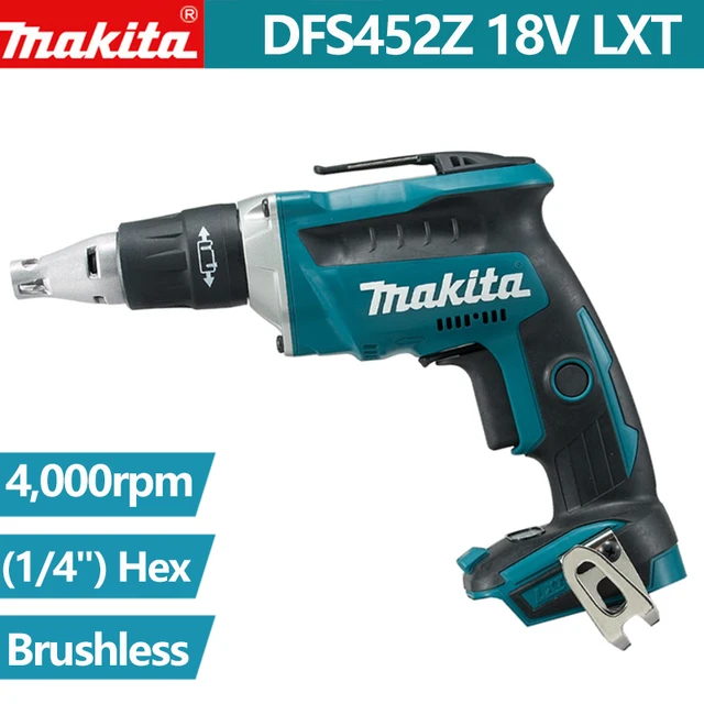 Atornillador Makita Dfs452z 1/4 Hex (brushless)