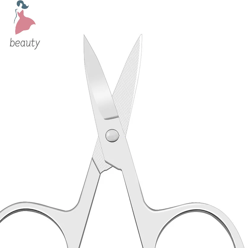 1Pcs Eyebrow Scissor Eyelash Trimmer Facial Hair Remover Stainless Steel Nail Cuticle Manicure Scissor Beauty Makeup Tool 4