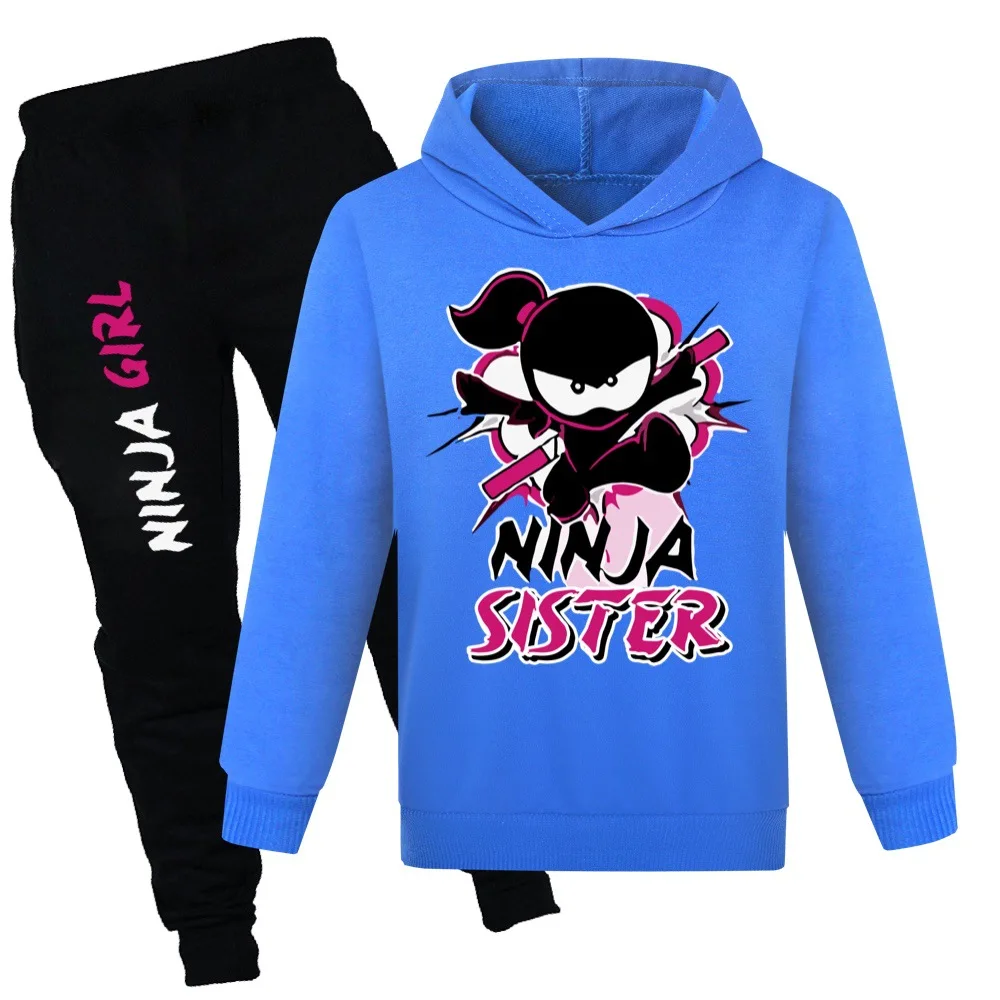 

NINJA KIDZ Hoodie Baby Boys Girl Sweatshirt Kids Clothes Tracksuit Harajuku Streetwear Game Children Sportswear Clothing Set