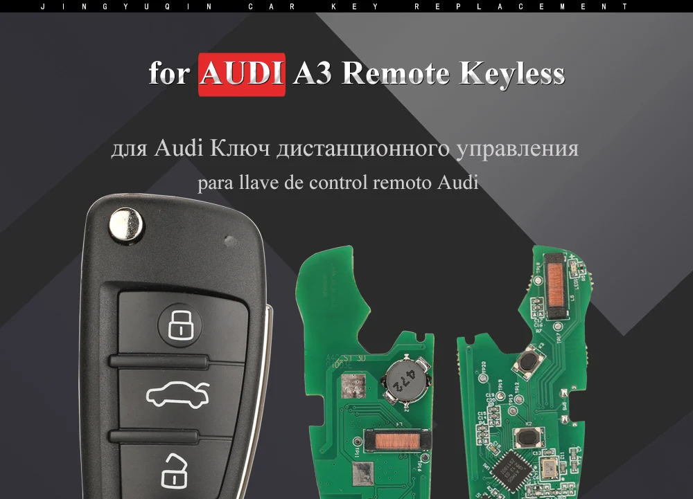 Chiave/Telecomando Per Audi A3 S3 Q2 2015 Auto Smart Control Chiave - 315mhz Mqb48 Megamos Aes Chip Remote Keylessgo 8v0837220e Audi - Scd7c19d1d975434892910b338d130867V