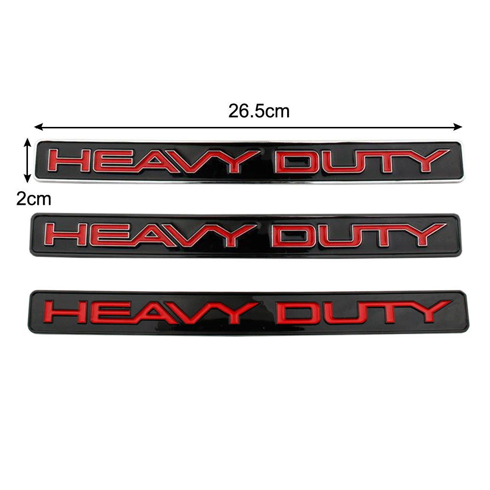 3D Abs Car Styling Emblem Badge Posteriore Tronco Adesivo Laterale Per Dodge Ram 1500 2500 3500 Heavy Duty Logo
