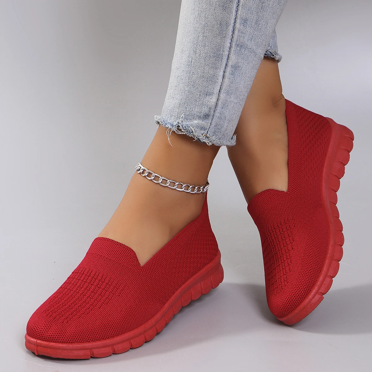 Nuove scarpe sportive da donna primaverili, scarpe sportive casual alla moda, traspiranti, leggere, antiscivolo, resistenti all'usura, scarpe basse 1