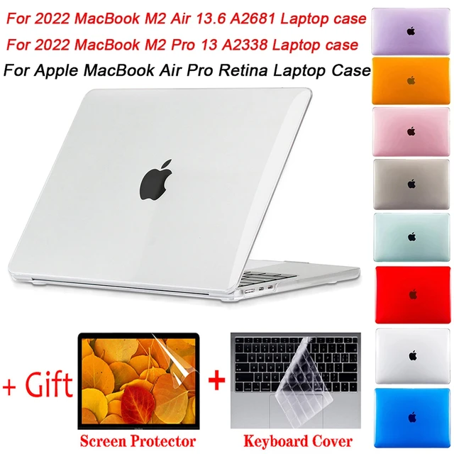 Étui pour ordinateur portable pour MacPleAir M2 2022 a2681 13.6 pouces,  coque pour Apple Macbook 11